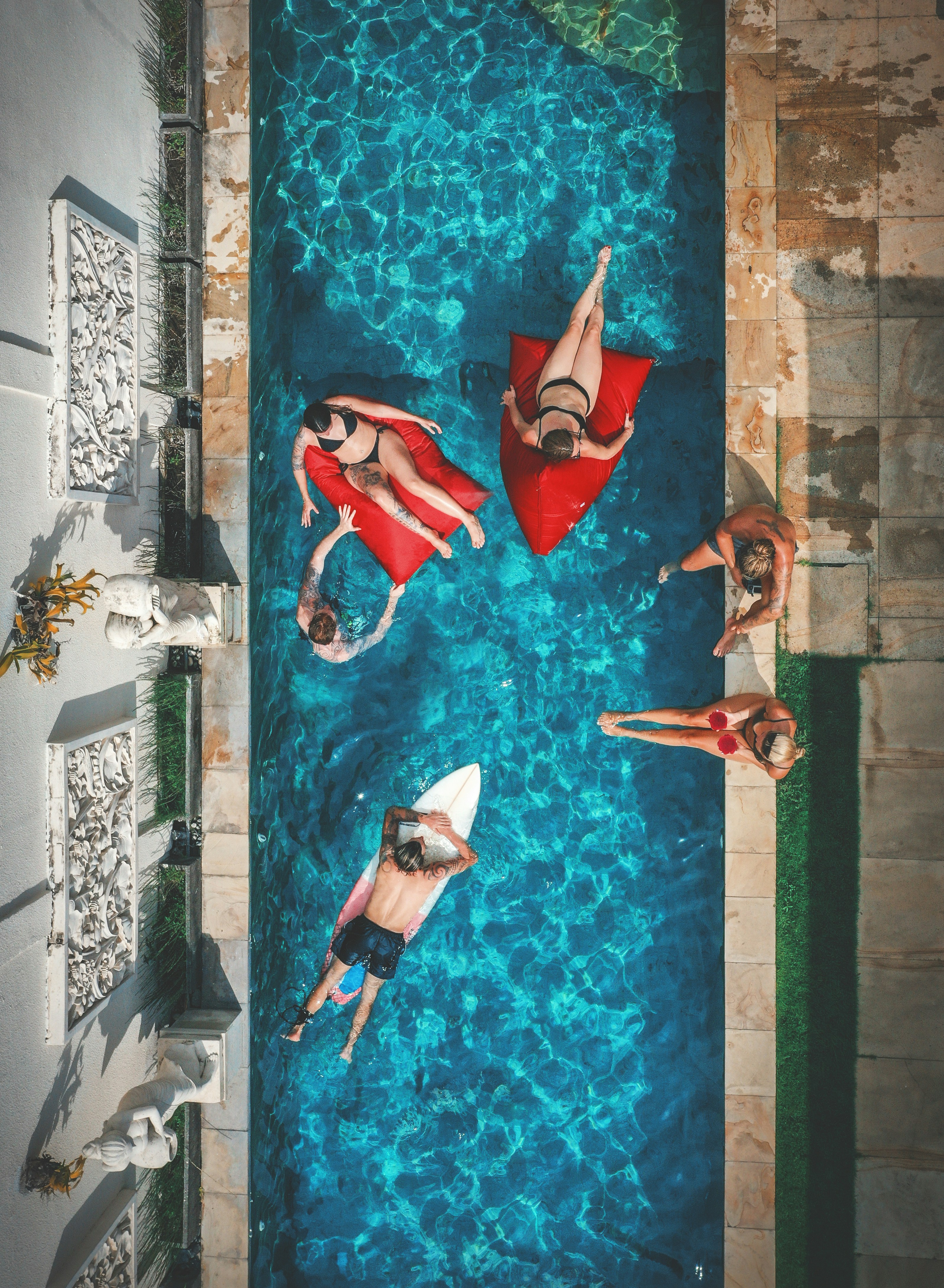 Piscine pouf
